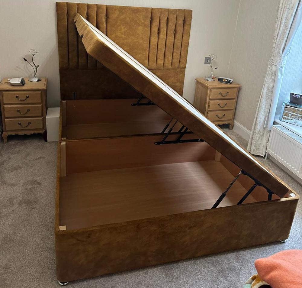 Coniston Tumeric Giovani Ottoman