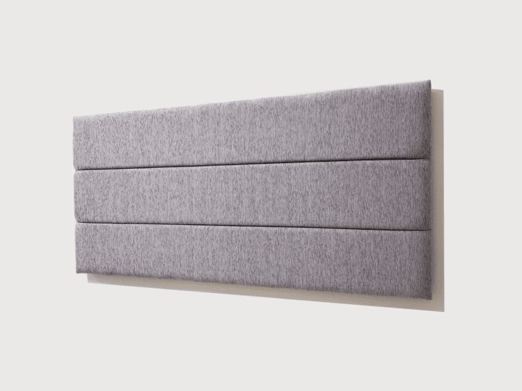 4ft6 double panel headboard light-grey