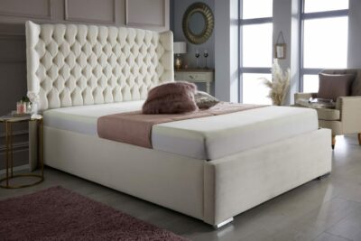 ottoman bed Storage or Divan Bed Wingback
