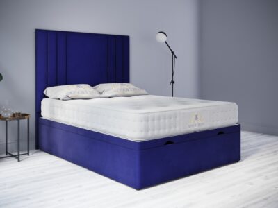 Deep Royal Blue Ottoman bed