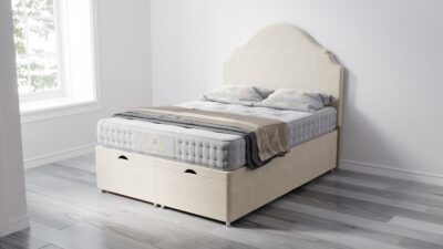 Cream Ottoman Bed